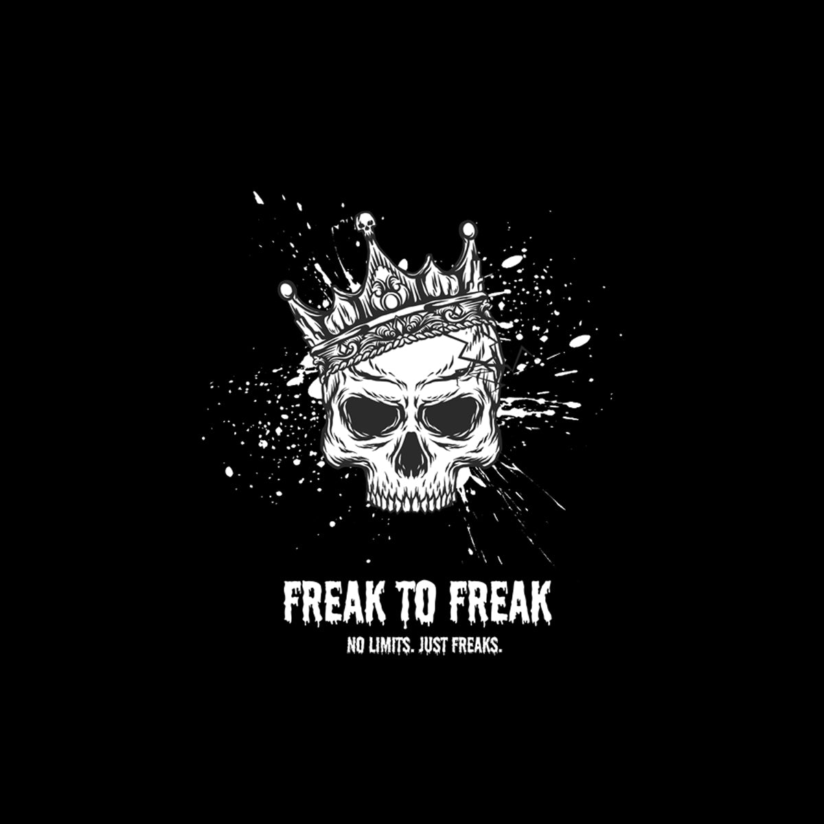 FREAK - Small Skull black - Premium Organic Shirt