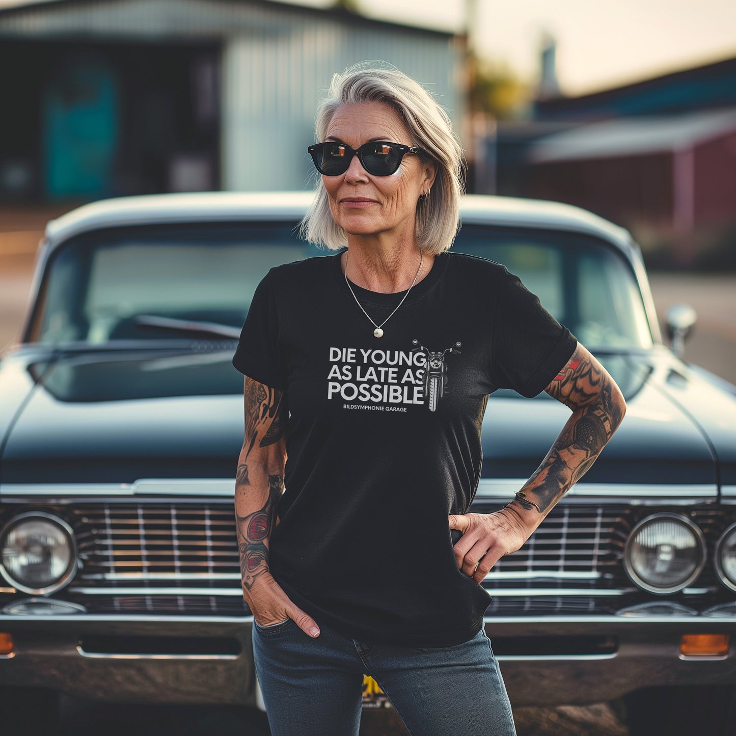 La Mujer Joven - Camiseta Premium de Cuello Redondo para Mujer | Bella + Lienzo 6004