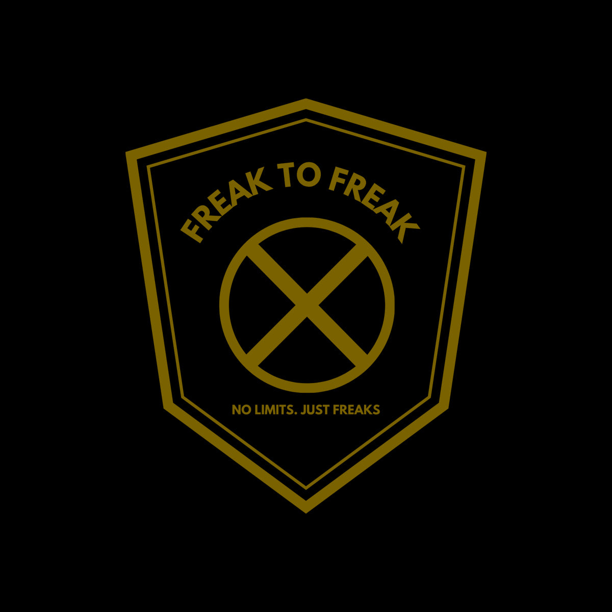 US ONLY - SPECIAL BIG GOLD EDITION - FREAK - Headlight Cross Unisex/Men  - Roller Sweatshirt ST/ST