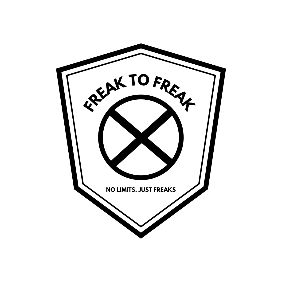 FREAK HEADLIGHT CROSS BLACK & WHITE- Bundle
