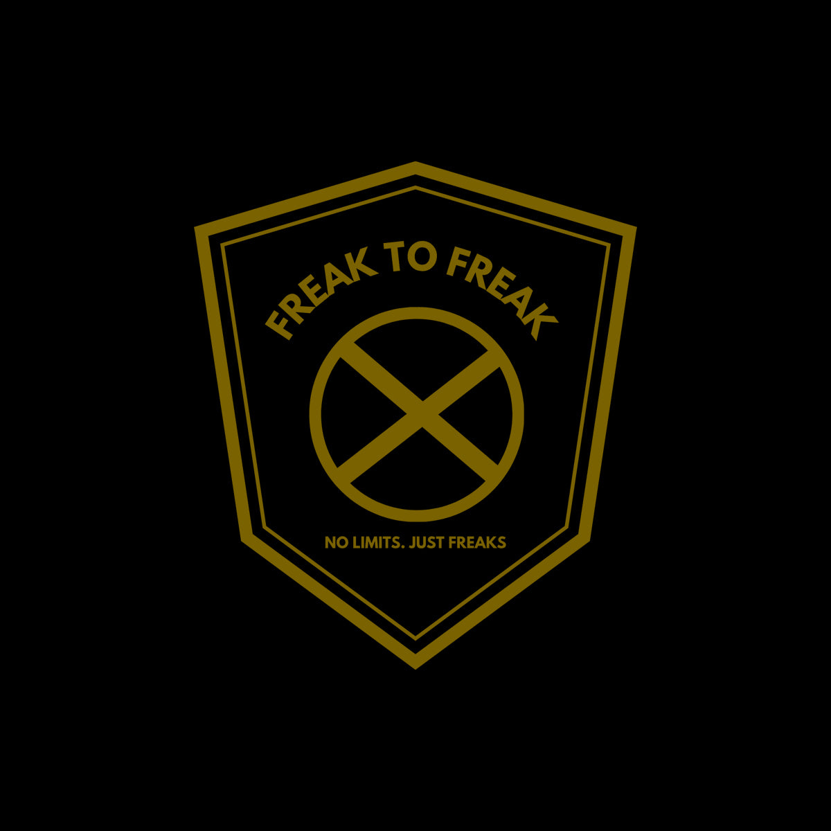 US ONLY - SPECIAL GOLD EDITION - FREAK - Headlight Cross Unisex/Men - Unisex Organic Shirt