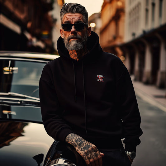 FREAK RACE White - Premium Organic Hoodie