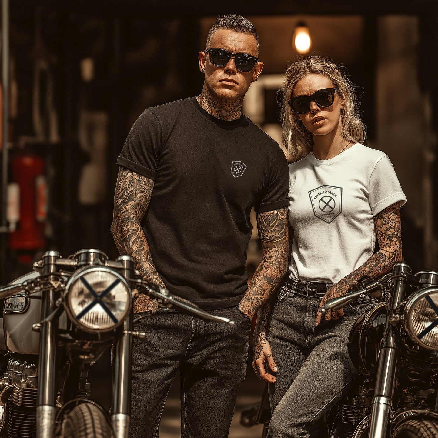 FREAK HEADLIGHT CROSS WHITE & BLACK Bundle