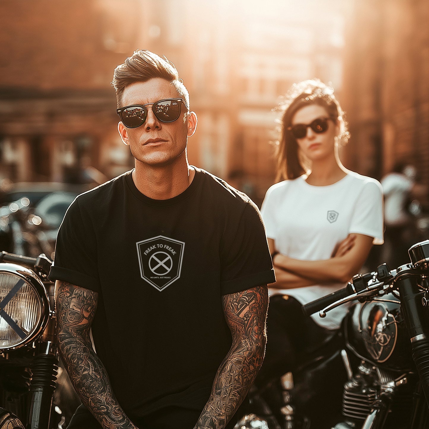 FREAK HEADLIGHT CROSS BLACK & WHITE- Bundle