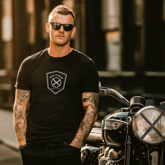 FREAK - Headlight Cross big Logo Unisex/Men  - Premium Organic Shirt