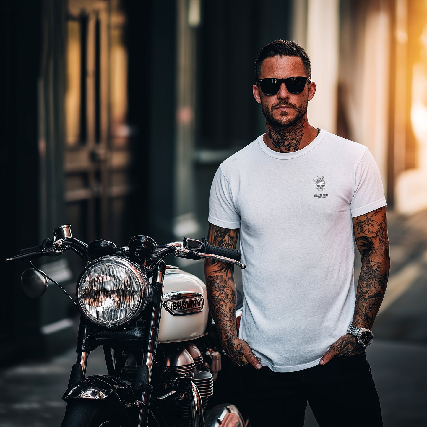 FREAK Small Skull - Premium Organic Shirt