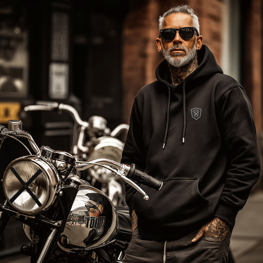 FREAK Headlight Cross Unisex/Men - Premium Organic Hoodie