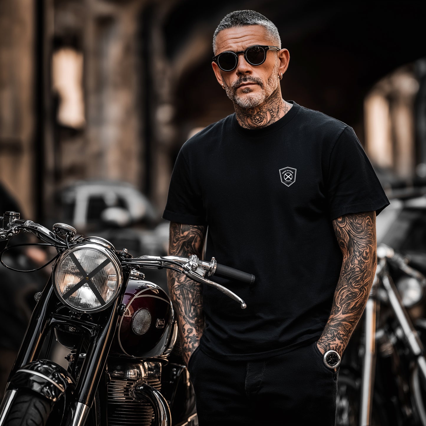 FREAK - Headlight Cross Unisex/Men - Premium Organic Shirt