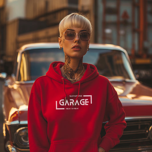 FREAK Garage - Klassischer Unisex Hoodie | Gildan® 18500