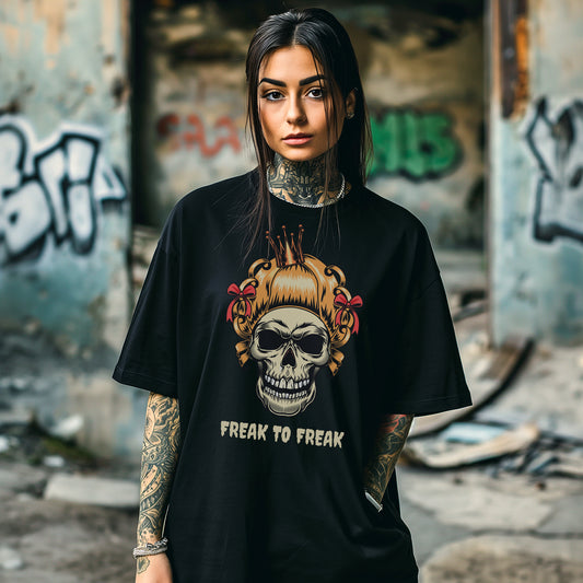 FREAK SKULL QUEEN - Premium Organic Oversize Blast - limited to 100 pieces
