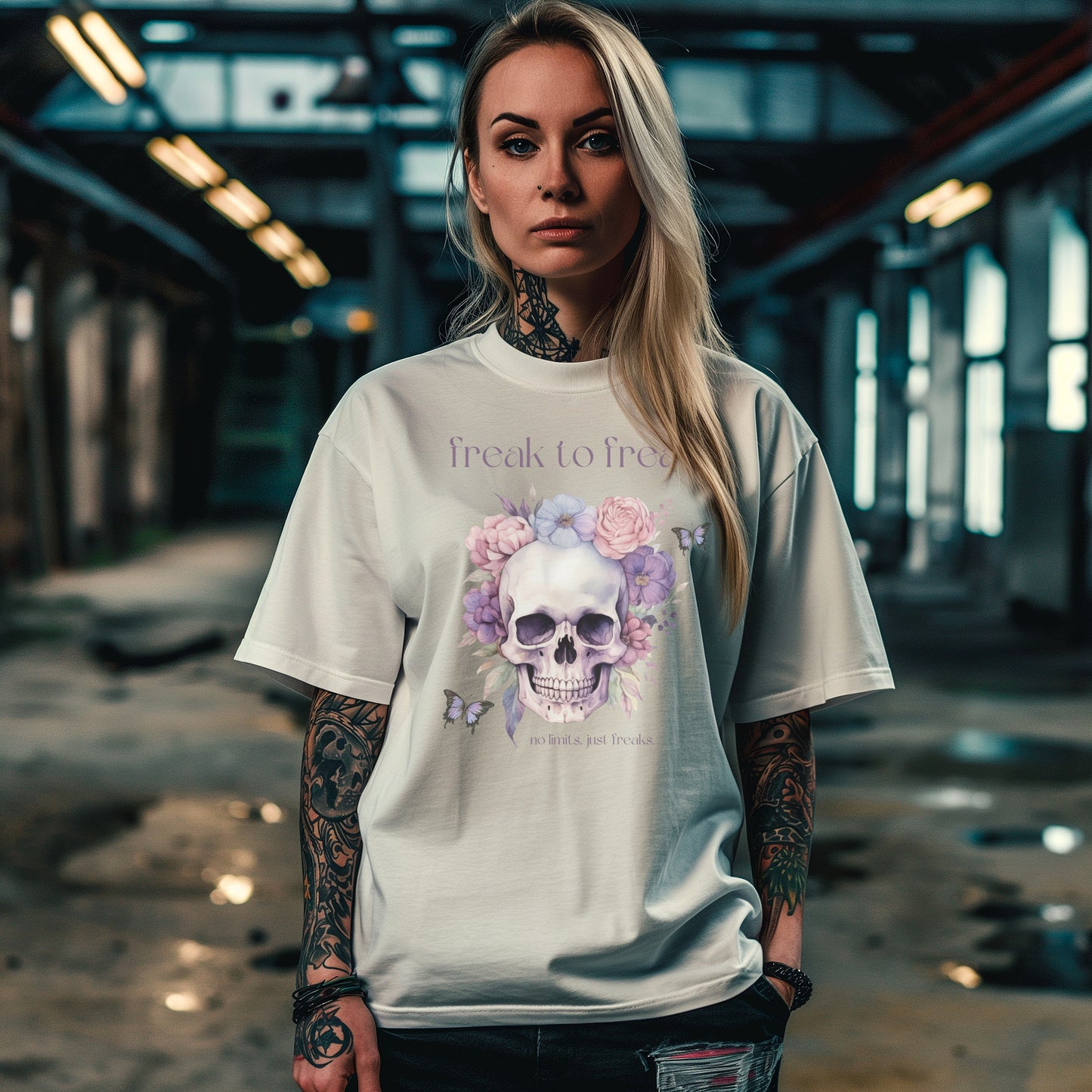 FREAK FLOWER SKULL - Premium Organic Oversize Blast - limited to 100 pieces