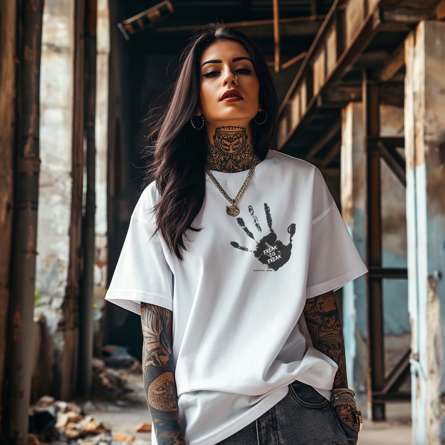 HAND FREAK - VACANCY Oversized Shirt - limited to 100 pieces